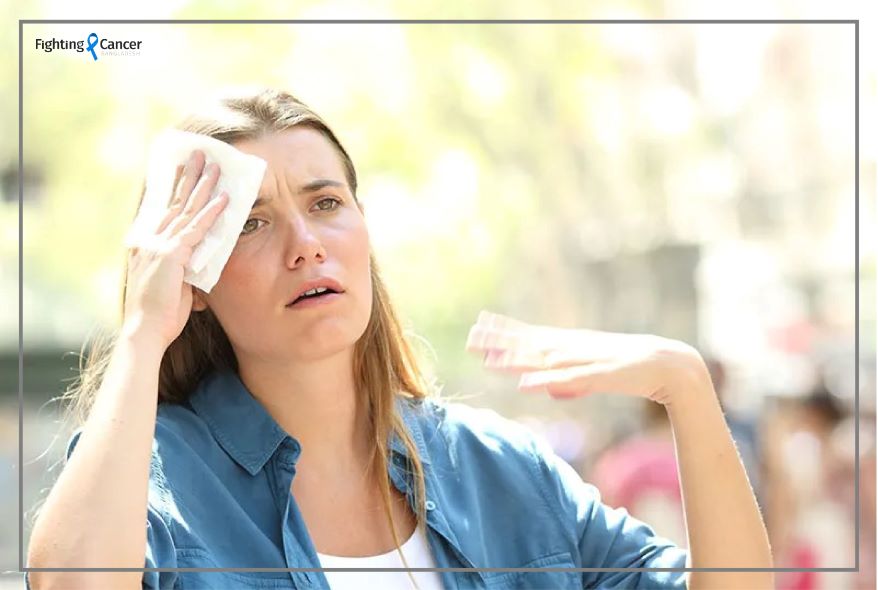 Does hot weather affect cancer patients?