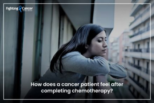 How does a cancer patient feel after completing chemotherapy?