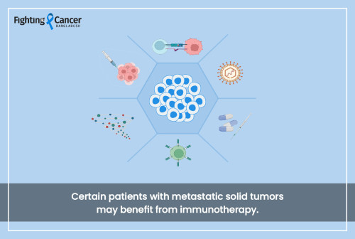 Certain patients with metastatic solid tumors may benefit from immunotherapy