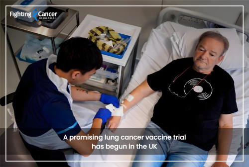 A promising lung cancer vaccine trial has begun in the UK