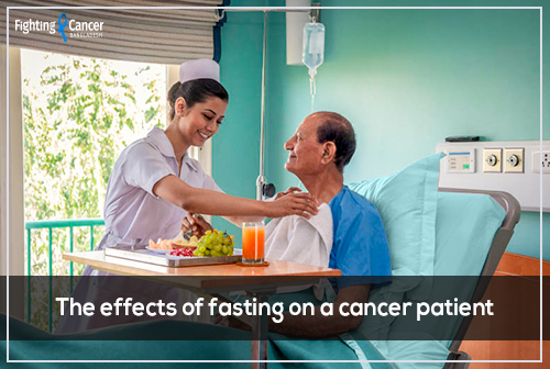 The effects of fasting on a cancer patient